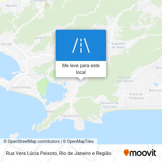 Rua Vera Lúcia Peixoto mapa