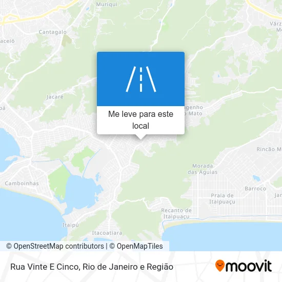 Rua Vinte E Cinco mapa