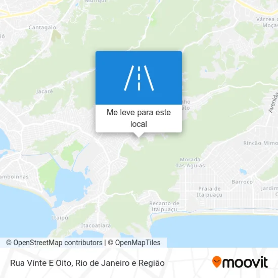 Rua Vinte E Oito mapa