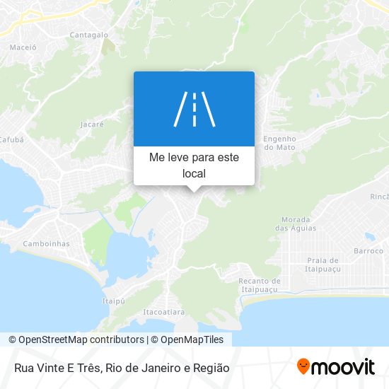 Rua Vinte E Três mapa