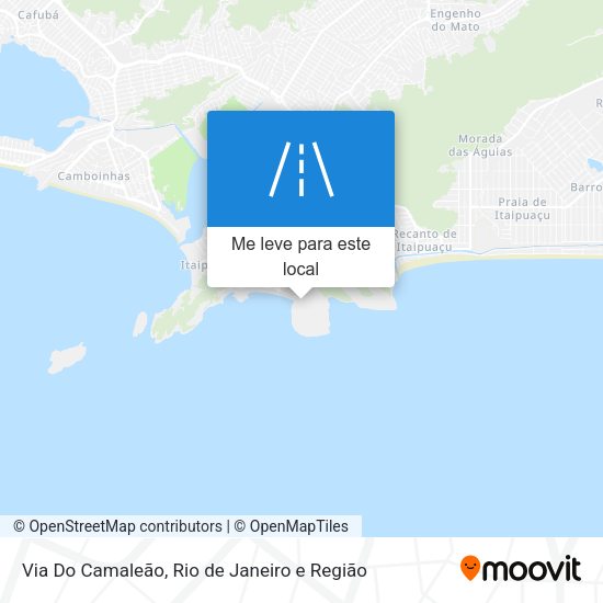 Via Do Camaleão mapa