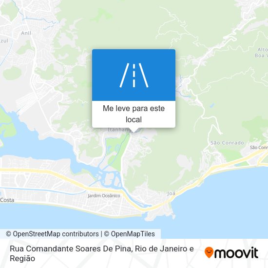 Rua Comandante Soares De Pina mapa