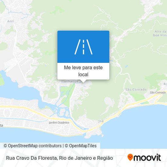 Rua Cravo Da Floresta mapa