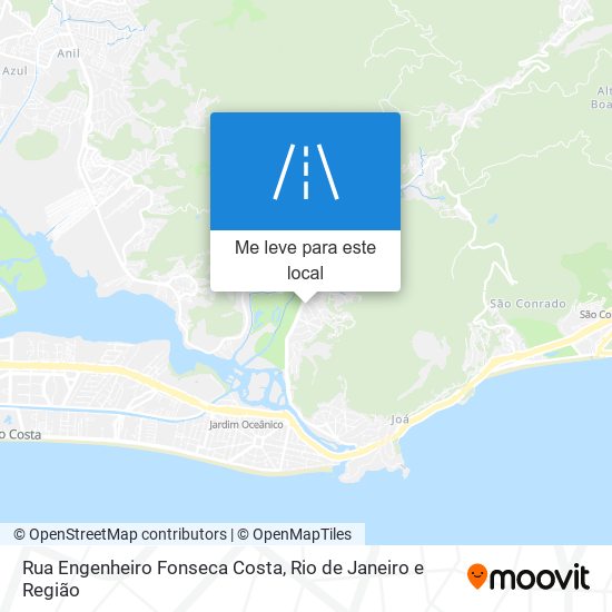 Rua Engenheiro Fonseca Costa mapa