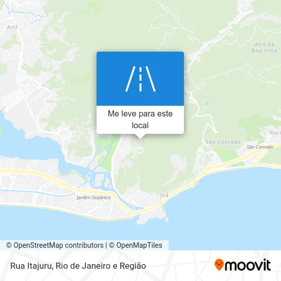 Rua Itajuru mapa