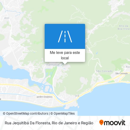 Rua Jequitibá Da Floresta mapa