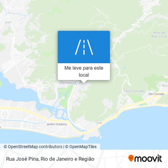 Rua José Pina mapa