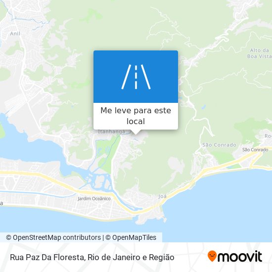 Rua Paz Da Floresta mapa