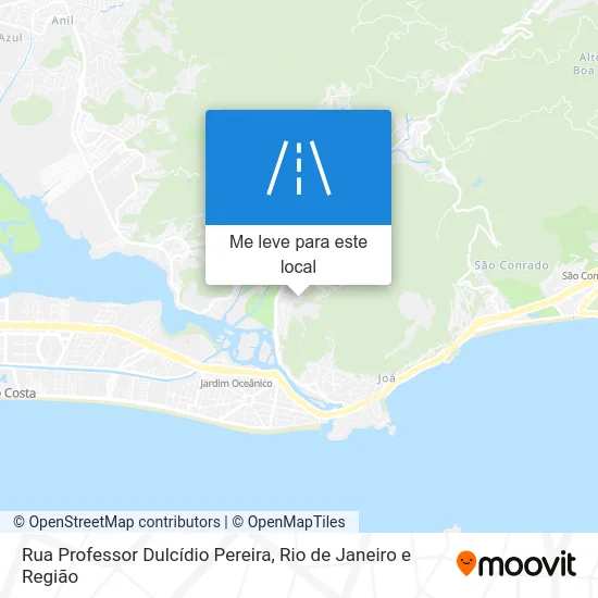 Rua Professor Dulcídio Pereira mapa