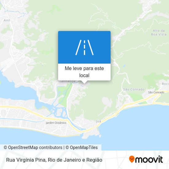 Rua Virgínia Pina mapa