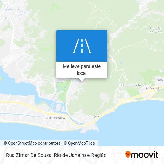 Rua Zimar De Souza mapa