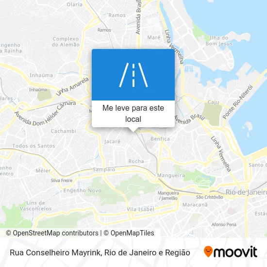 Rua Conselheiro Mayrink mapa