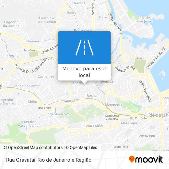 Rua Gravataí mapa