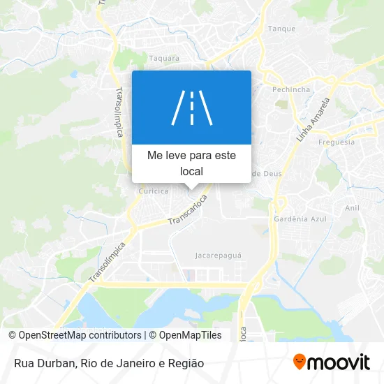 Rua Durban mapa