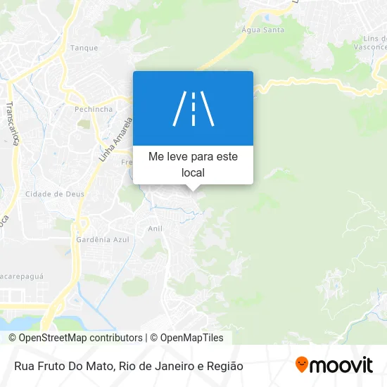 Rua Fruto Do Mato mapa