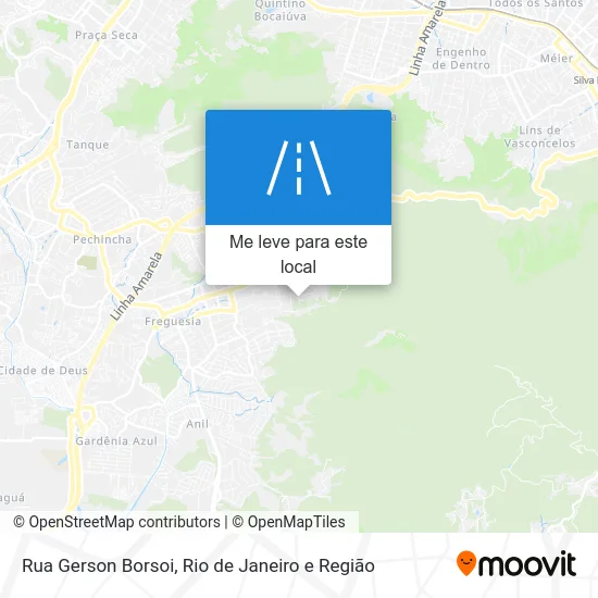 Rua Gerson Borsoi mapa