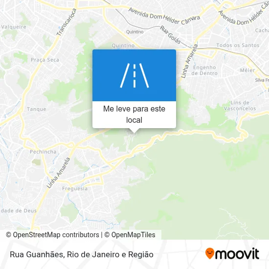 Rua Guanhães mapa