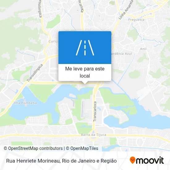 Rua Henriete Morineau mapa