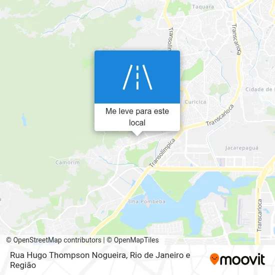 Rua Hugo Thompson Nogueira mapa