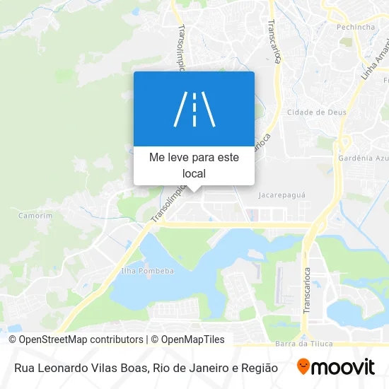 Rua Leonardo Vilas Boas mapa
