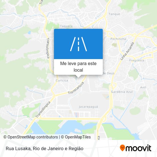 Rua Lusaka mapa