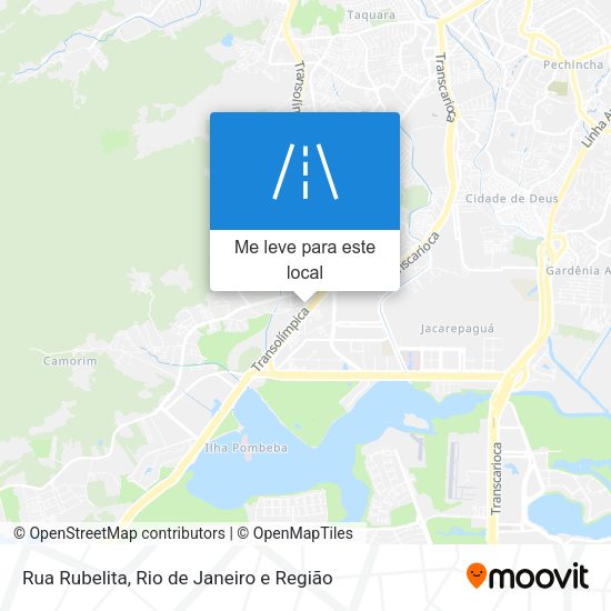 Rua Rubelita mapa