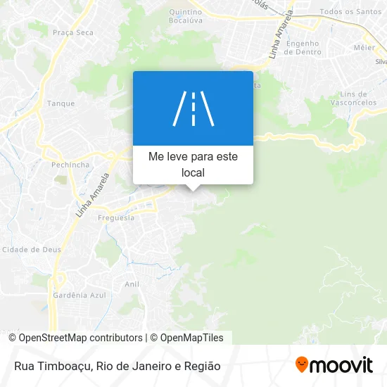 Rua Timboaçu mapa