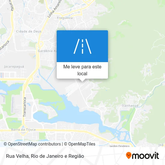 Rua Velha mapa