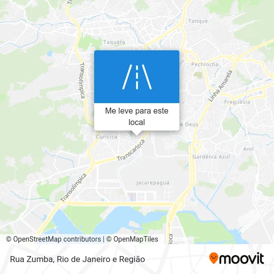 Rua Zumba mapa