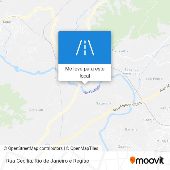 Rua Cecília mapa
