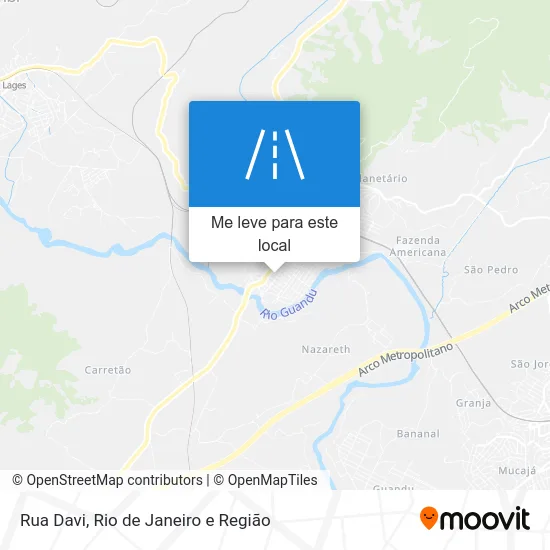 Rua Davi mapa