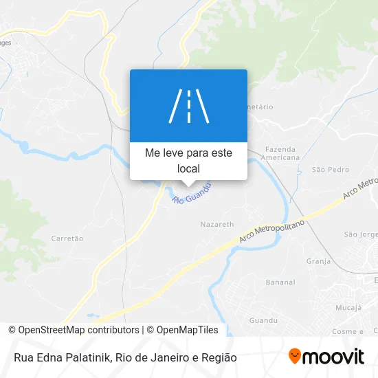 Rua Edna Palatinik mapa