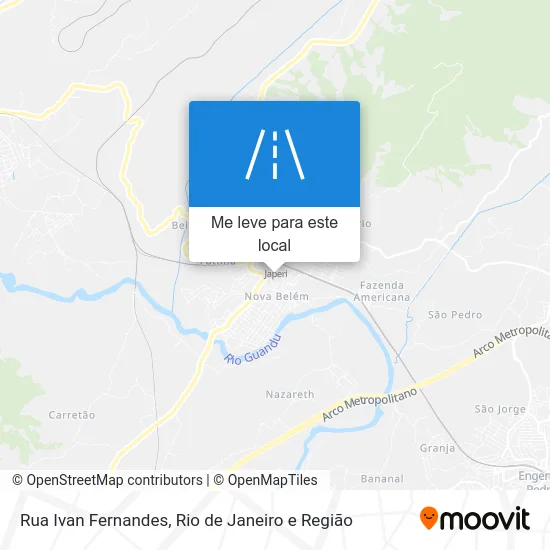 Rua Ivan Fernandes mapa