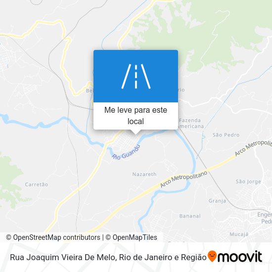 Rua Joaquim Vieira De Melo mapa