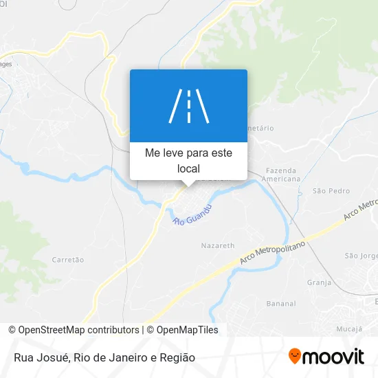Rua Josué mapa