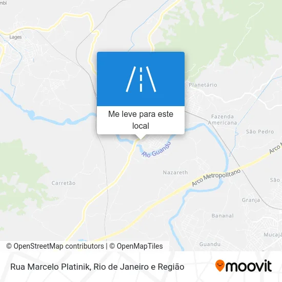 Rua Marcelo Platinik mapa