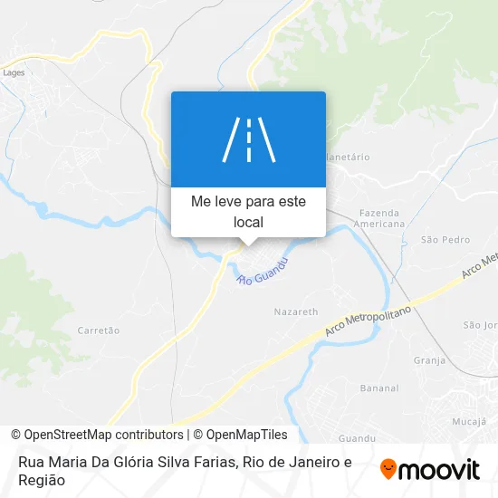 Rua Maria Da Glória Silva Farias mapa