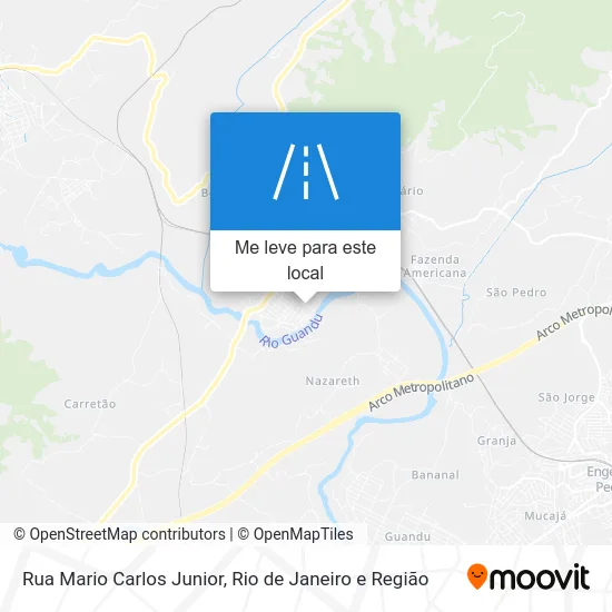 Rua Mario Carlos Junior mapa