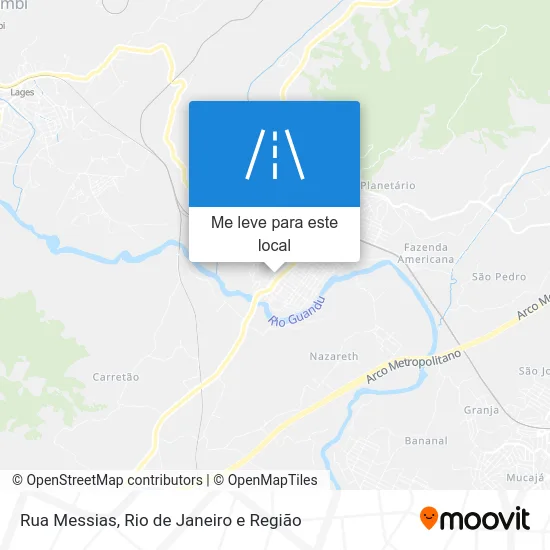 Rua Messias mapa