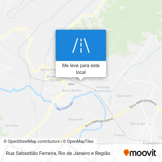 Rua Sebastião Ferreira mapa