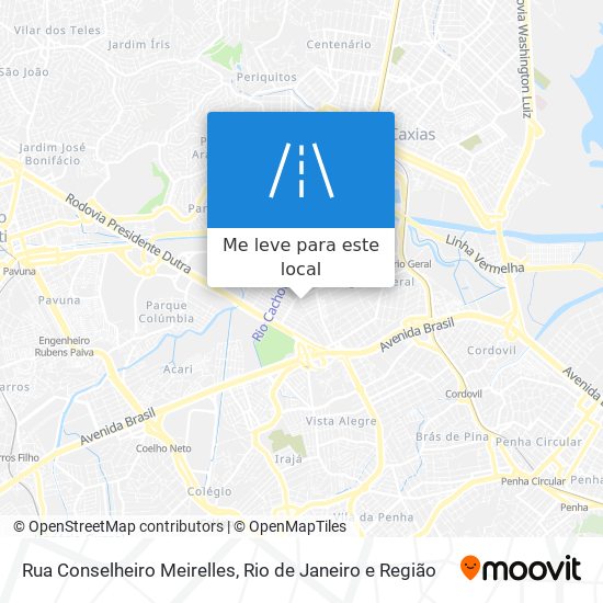 Rua Conselheiro Meirelles mapa