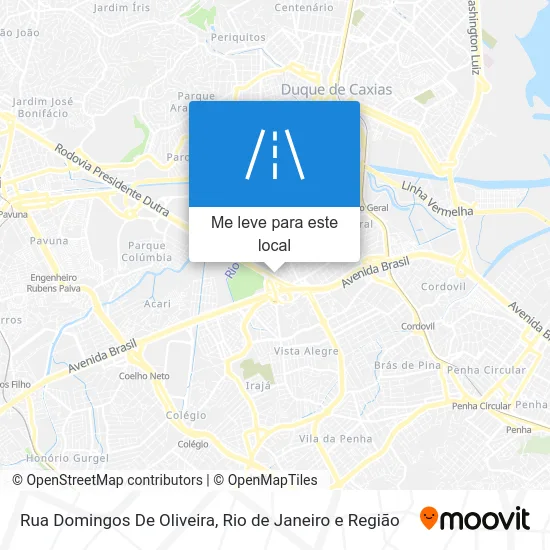 Rua Domingos De Oliveira mapa