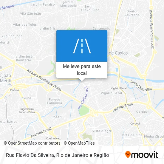 Rua Flavio Da Silveira mapa