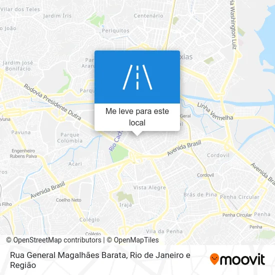 Rua General Magalhães Barata mapa