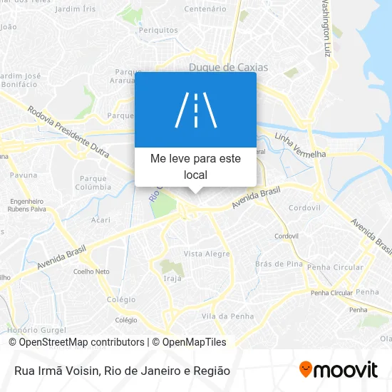 Rua Irmã Voisin mapa