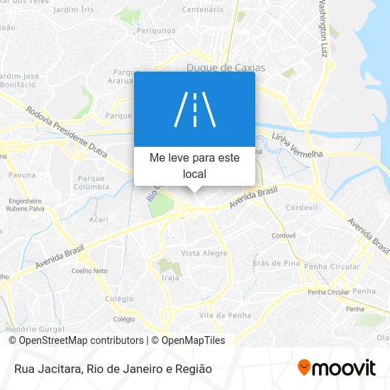 Rua Jacitara mapa