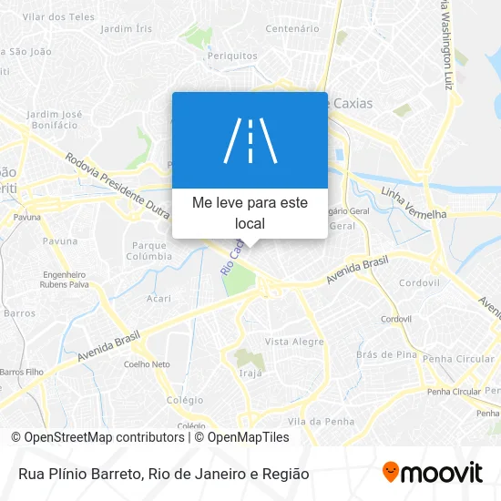 Rua Plínio Barreto mapa