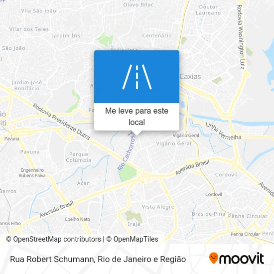 Rua Robert Schumann mapa
