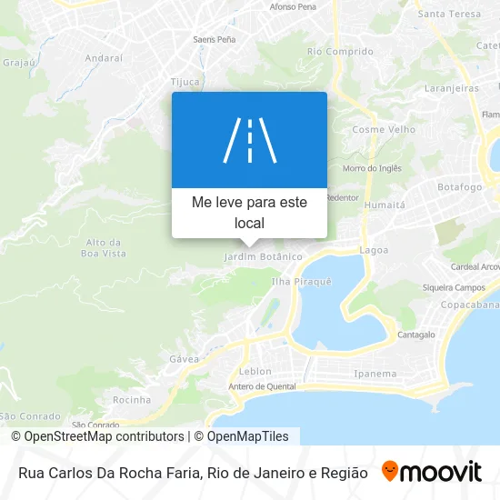 Rua Carlos Da Rocha Faria mapa