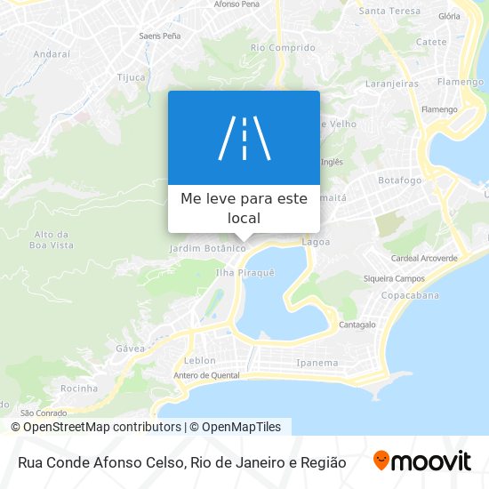 Rua Conde Afonso Celso mapa